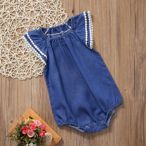 Fly Sleeve Denim Clothes